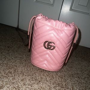 Gucci Matelasse GG Marmont 2.0 Bucket Bag